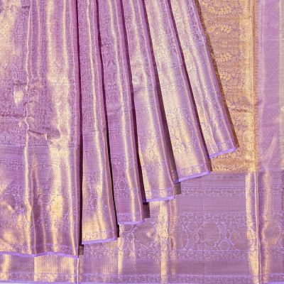 Taranga Kanchi Silk TIssue Brocade Lavender Saree