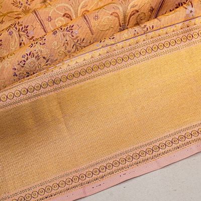 Kanchipuram Silk Brocade Lavender Saree