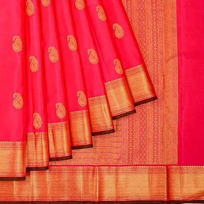 Taranga Kanchi Silk Butta Pink Saree