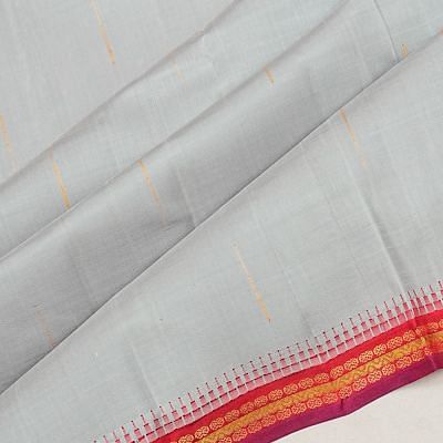 Classic Kanchipuram Silk Butta Elephant Grey Saree