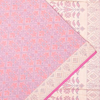 Banarasi Silk Brocade Pink Saree