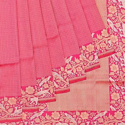 Banarasi Silk Brocade Pink Saree