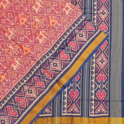 Rajkot Patola Silk Ikat Light Purple Saree