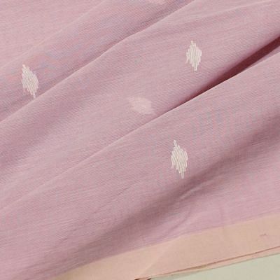 Phulia Cotton Butta Baby Pink Saree