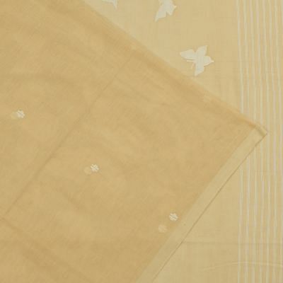 Phulia Cotton Butta Cream Saree