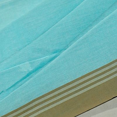 Phulia Cotton Butta Sky Blue Saree