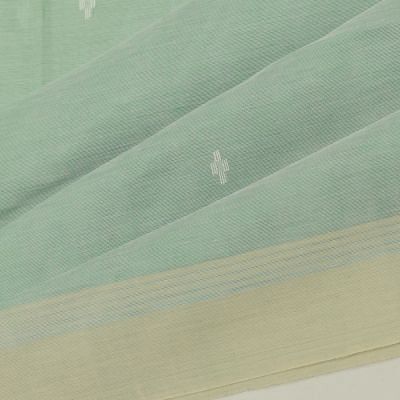 Phulia Cotton Butta Pastel Green Saree