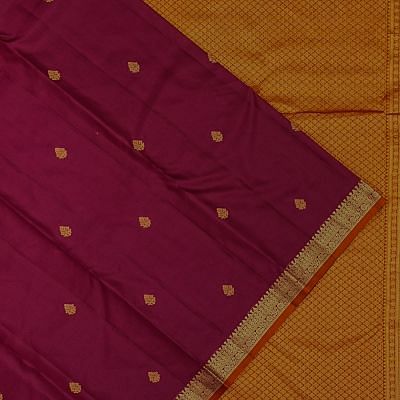 Taranga Kanchi Silk Butta Purple Saree