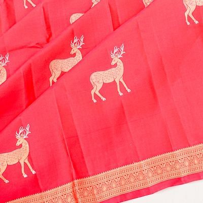 Taranga Kanchi Silk Butta Pink Saree