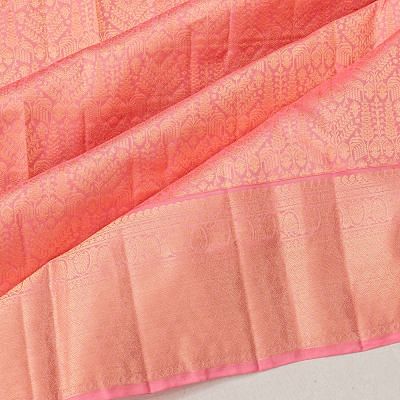 Taranga Kanchi Silk Brocade Baby Pink Saree