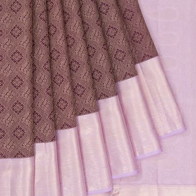 Taranga Kanchi Silk Brocade Purple Saree