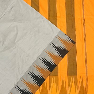 Kanchipuram Silk Plain Grey Saree