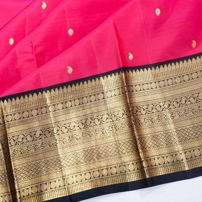 Kanchipuram Silk Butta Pink Saree