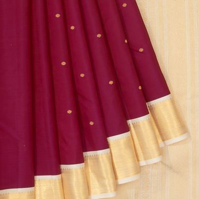 Kanchipuram Silk Butta Pink Saree