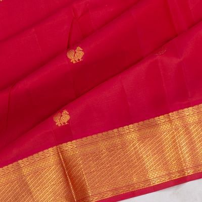 Kanchipuram Silk Butta Kalanetha Pink Saree