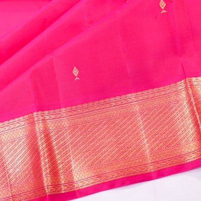 Kanchipuram Silk Butta Pink Saree