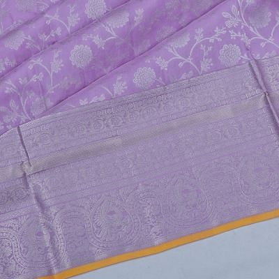 Coimbatore Soft Silk Jaal Lavender Saree