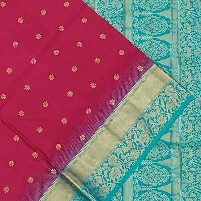 Coimbatore Soft Silk Butta Pink Saree