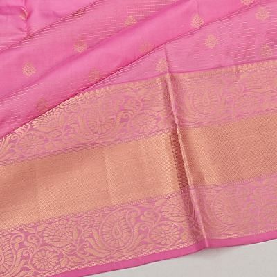 Coimbatore Soft Silk Lines And Butta Pink Saree