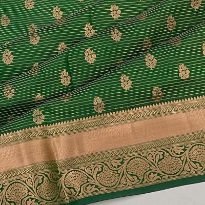 Coimbatore Soft Silk Lines And Butta Green Saree