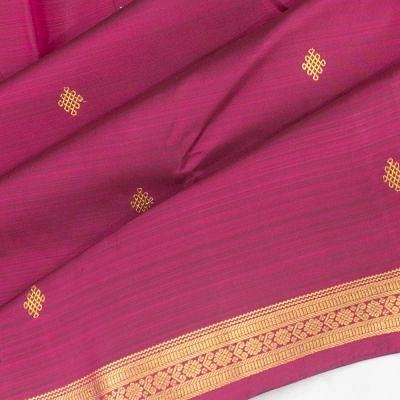 Kanchipuram Silk Butta Purple Saree