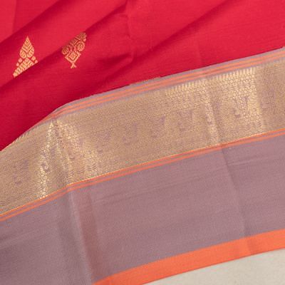 Classic Kanchipuram Silk Butta Pink Saree