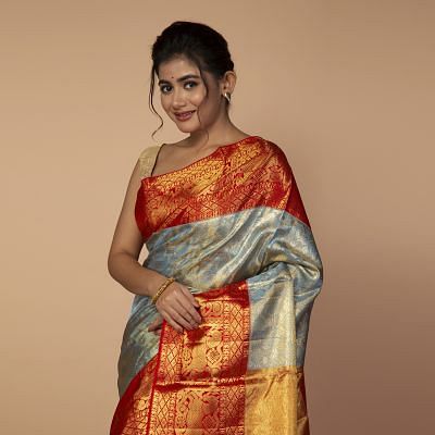 Silk Half Saree Lehenga Designer Kanjivaram Lehenga Saree South Indian  Wedding Woman Saree Lengha Classic Wear Lehenga for Women Half Sari - Etsy