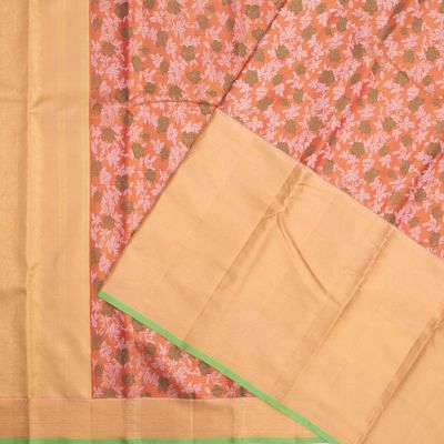 Kanchipuram Silk Tissue Jaal Orange Saree/4826210_1.jpg
