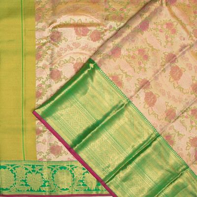 Kanchipuram Silk Tissue Brocade Gold Saree/4939450_1.jpg