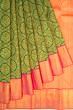 Kanchipuram Silk Brocade Green Saree