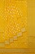 Banarasi Silk Kadwa Butta Yellow Saree