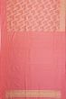 Banarasi Silk Kadwa Jaal Pastel Pink Saree