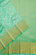 Kanchipuram Silk Brocade Sea Green Saree