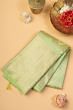 Kanchipuram Silk Brocade Pista Green Saree