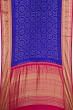 Kanchipuram Silk Bandhani Royal Blue Saree