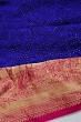 Kanchipuram Silk Bandhani Royal Blue Saree