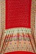 Banarasi Georgette Bandhani Red Saree