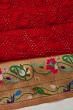 Banarasi Georgette Bandhani Red Saree