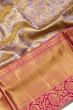 Kanchipuram Silk Tissue Jaal Violet Saree