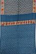 Banarasi Georgette Bandhani Jaal Blue Saree