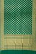 Banarasi Silk Kadwa Butta Green Saree