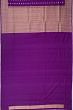 Banarasi Silk Kadwa Butta Purple Saree