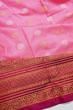 Kanchipuram Silk Floral Butta Pink Saree