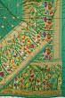 Banarasi Silk Bandhani And Butta Sea Green Saree