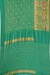 Banarasi Silk Bandhani And Butta Sea Green Saree