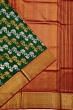 Kanchipuram Silk Jaal Dark Green Saree