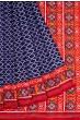 Pochampally Silk Double Ikat Dark Blue Saree