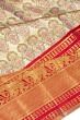 Kanchipuram Silk Tissue Brocade Gold Saree