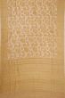 Banarasi Tussar All Over Jaal Beige Saree