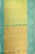 Kanchipuram Silk Tissue Brocade Green Saree